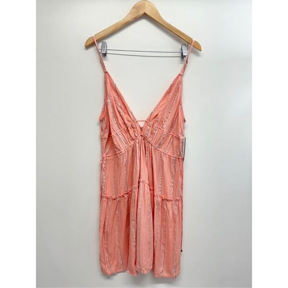 Isabella Rose‎ Dress Size Large Salmon Color Jubille Summer Wear NWT - Picture 2 of 12
